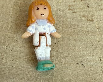 Vintage Bluebird Polly Pocket Midge doll For Cozy Cottage 1993