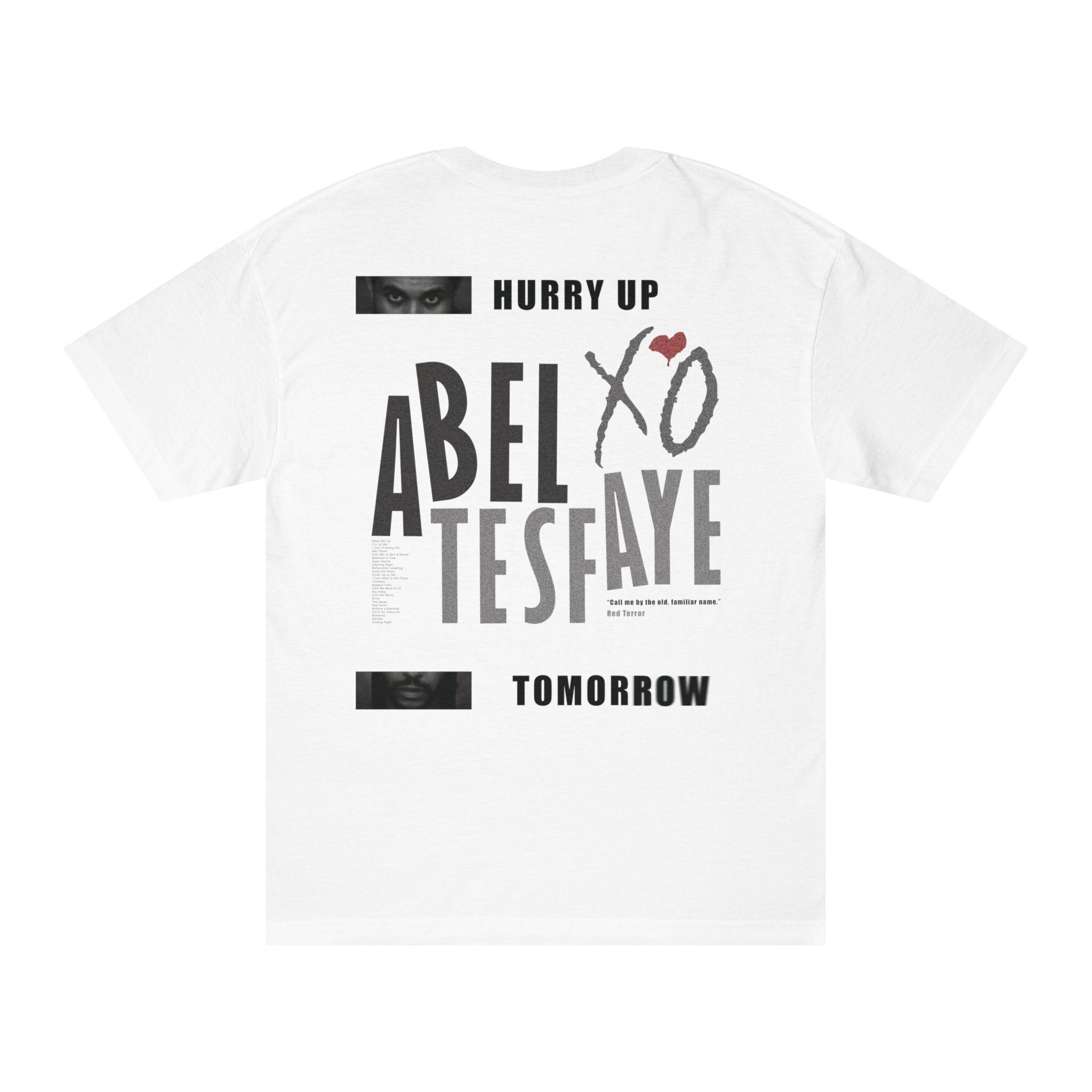 Unisex Hurry Up Tomorrow Tee - The Weeknd x Abel Tesfaye Graphic Shirt