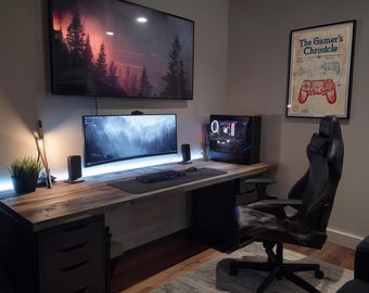 Poster Gamers Chronik Vintage Gaming Wand Kunst Retro Controller Print Gamer Raum Dekor