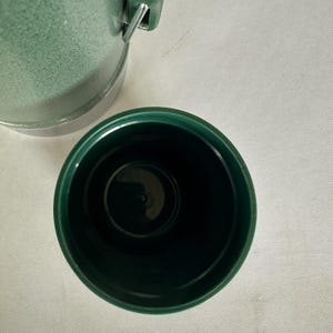 Vintage Aladdin Stanley 1 Quart Vacuum Bottle Thermos A-944DH Hammertone Green image 8