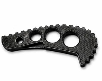 Spyderco Para 3 (Lightweight version) Large jimping Backspacer | 3D Printed Custom EDC Knife Mod