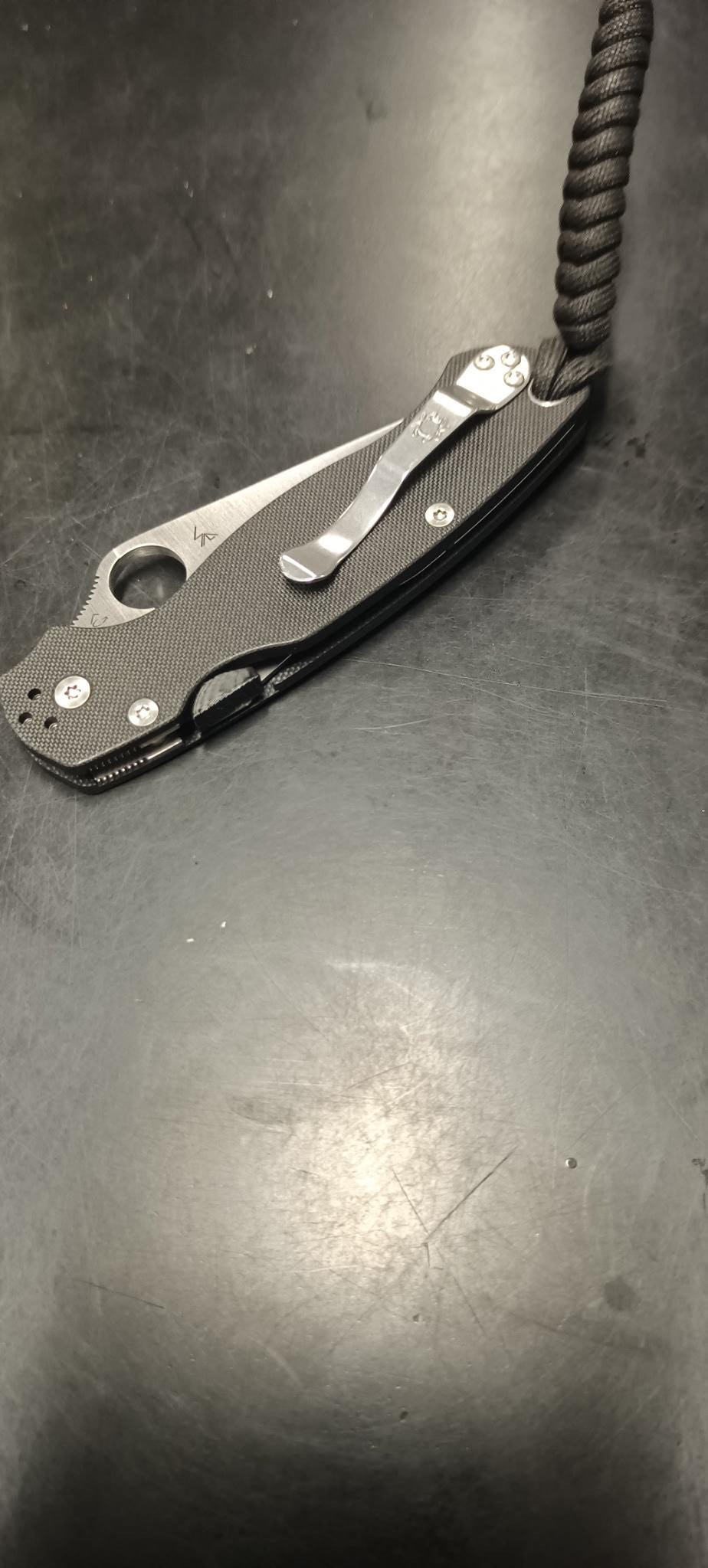 Compression lock buttons for Spyderco Military 2 or 3 (G-10)