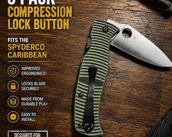 Spyderco Caribbean Compression Lock Button Upgrade (5-Pack)