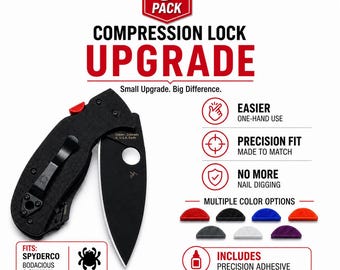 Spyderco Bodacious & Shaman Compression Lock Button Upgrade Kit (3-Pack)