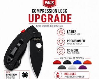 Spyderco Bodacious Compression Lock Button Upgrade Kit (5-Pack)