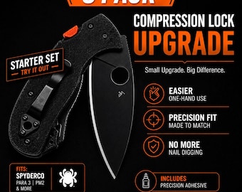 Spyderco PM2/PM3 Compression Lock Button Upgrade (3 Pack) – Precision Fit Knife Mod