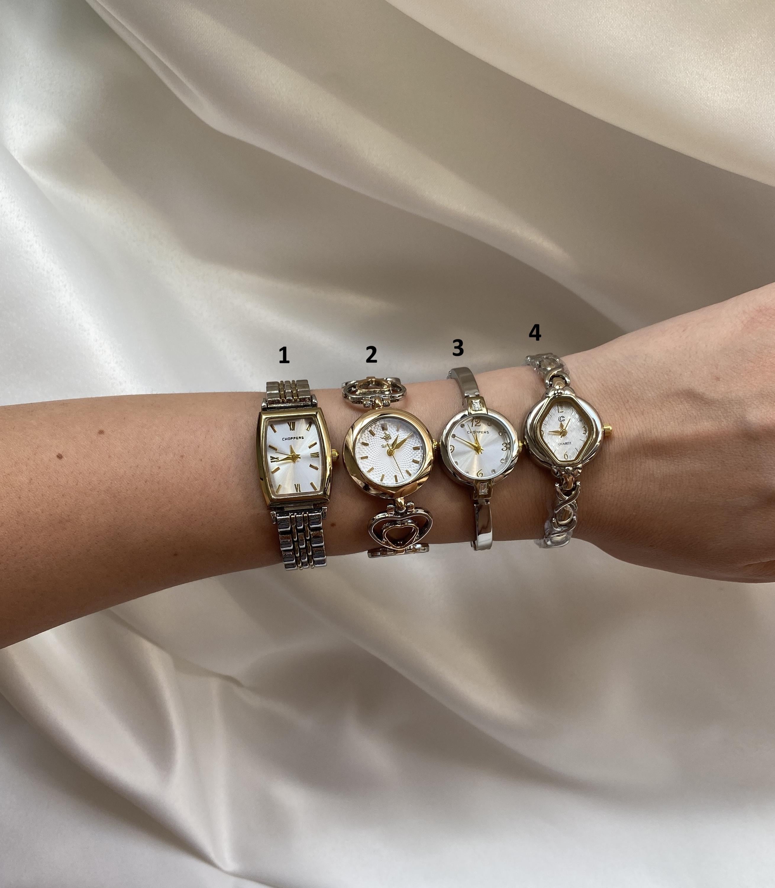 Luxury Classic Small Ladies Watch Gold Silver Two Tone Stainless Steel Date Luxury meets versatility with our elegant two-tone watches  main image 3