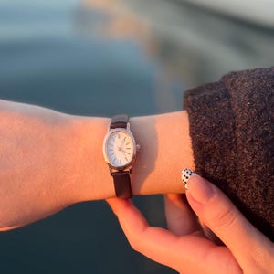 Oval Watch Women Leather Strap - Etsy display picture 3