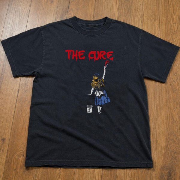 collection The Cure shirt, band shirts, indie, graphic tee, unisex