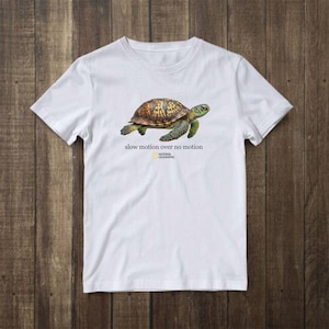 Camiseta National Geographic Slow Motion Turtle, Camiseta Retro Turtle, Unisex