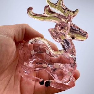 Deer Shaped Glass Hand Pipe