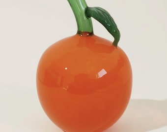 ガラス製オレンジハンドパイプ