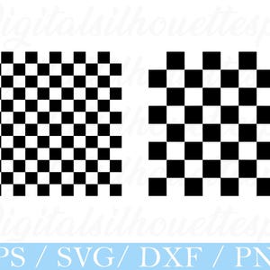 Checkered Pattern Svg, Checkered Pattern Silhouette, Dxf, Png