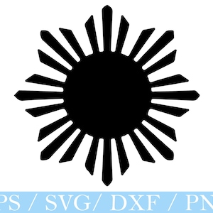 Philippines Flag Star Svg, Philippines Flag Star Vector, Dxf, Png
