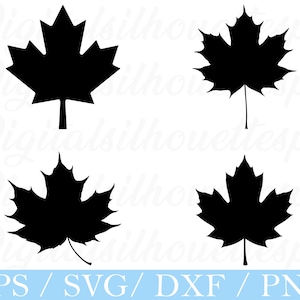 Canada Maple Leaf Svg, Maple Leaf Silhouette, Dxf, Png
