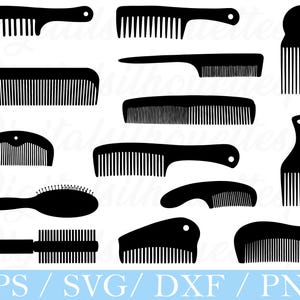 Kammar Svg, Kammar Silhuett, Dxf, Png