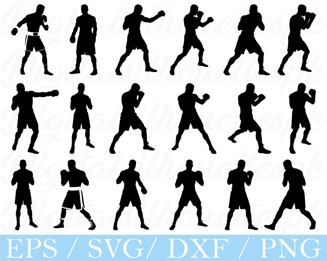 Simple Boxer Dxf Male Boxer Silhouette: SVG, PNG, DXF Files (digital Download) - Etsy UK