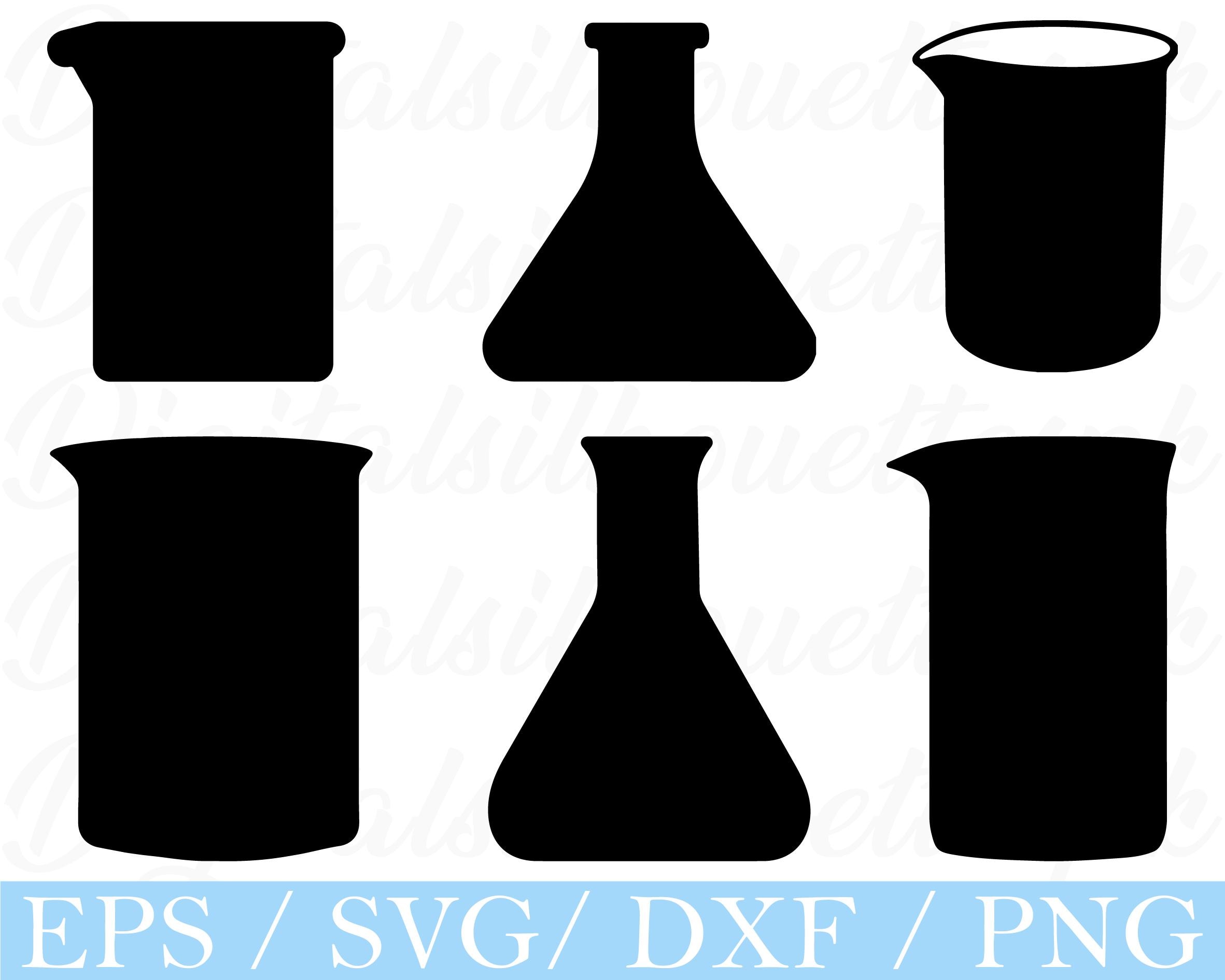 Beacker Dxf Beaker Svg, Beaker Silhouette, Dxf, Png - Etsy