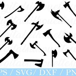 Yxa Svg, Yxa Siluett, Yxa Dxf, Png