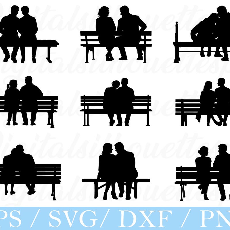 Intimancy Bench Couple Bench Silhouette - Etsy