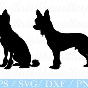Chinese Crested Dog Svg, Chinese Crested Dog Silhouette, Dxf, Png