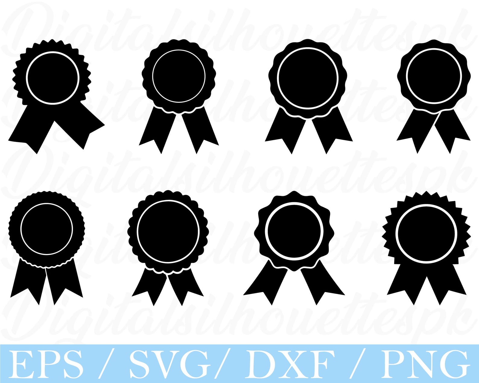 Resume Ribbons Award Ribbons Svg, Award Ribbon Silhouette, Dxf, Png - Etsy