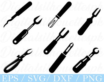 Seam Ripper Svg, Silhouette Ripper, fichier de coupe Seam Ripper, Dxf, Png