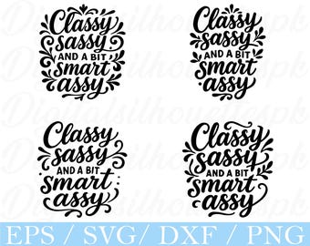 Tipografía elegante, atrevida y un poco inteligente (SVG, DXF, Png)