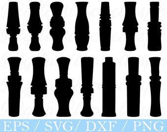 Enten-Ruf-Svg, Enten-Ruf Silhouette, Dxf, Png