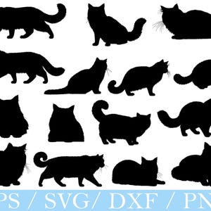 Ragdoll Cat Svg, Ragdoll Cat Silhouette, Ragdoll Cat Vector, Dxf, Png