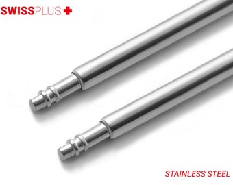 Pasadores de resorte de acero inoxidable de 21 mm de alta calidad para correas de cuero, correas de caucho y pulseras de metal y acero.