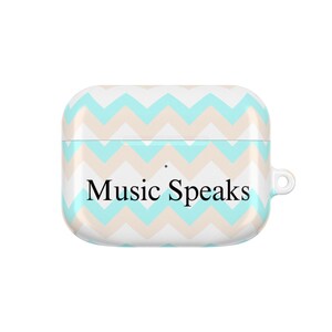 Estuches para AirPods, la música habla, soporte para auriculares, funda para auriculares, accesorios para AirPods, regalo para amantes de la música, accesorios tecnológicos