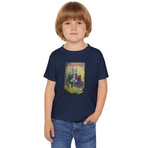 Toddler T-Shirt with Fun Monster Print, Kids Graphic Tee, Playful Apparel, Casual Wear