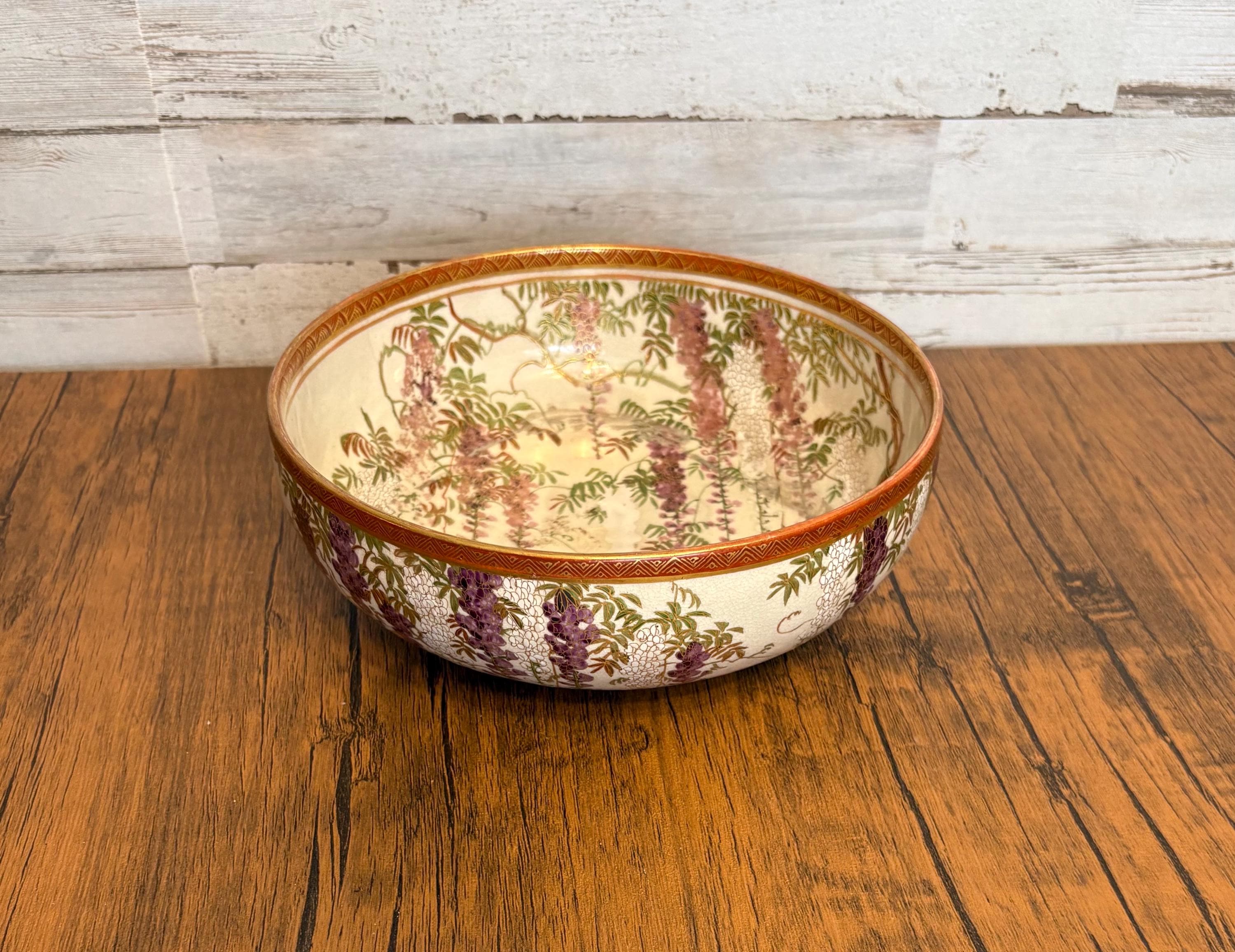 Antique Japanese Satsuma Bowl - Etsy