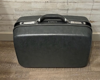 Vintage Samsonite Silhouette Hard-Shell Train Case or Carry-On Suitcase Luggage