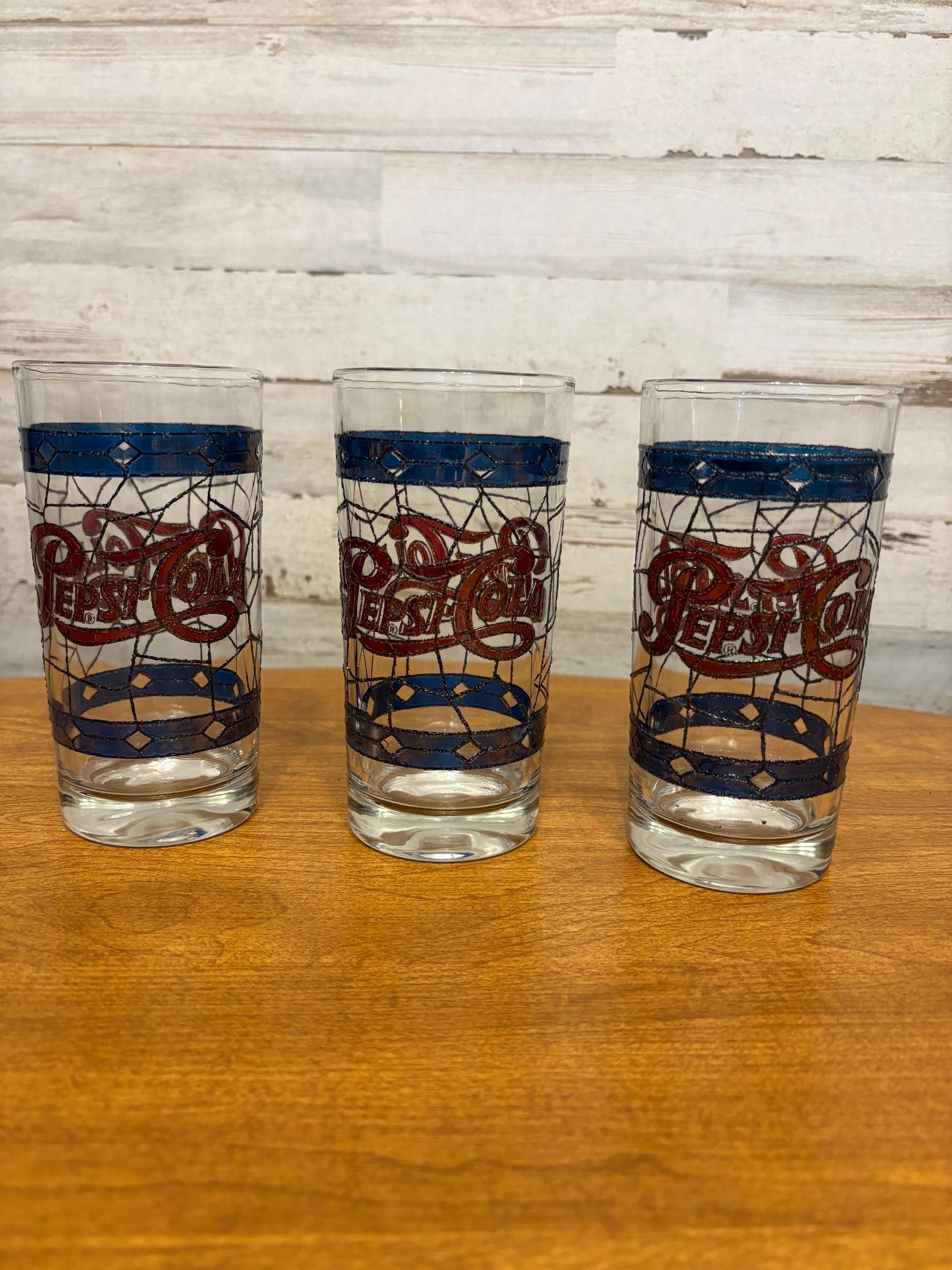 ヴィンテージ】ティファニースタイル 幾何学文聖杯 コーディアルグラス