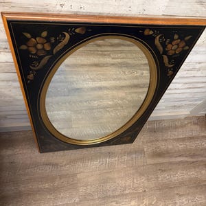 Ethan Allen Oval Mirror - Etsy