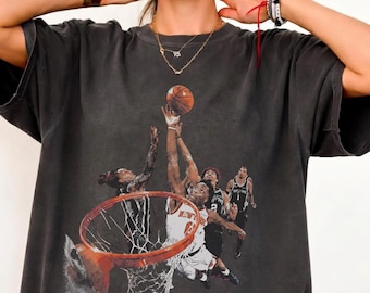 Comfort Colors® New York Knicks Shirt, OG Anunoby 8 Vintage Graphic Basketball T-shirt