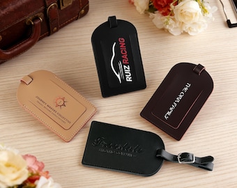 Custom Leather Luggage Tag,Personalized Monogram Luggage Tag,Party Favors,Girls Trip,Travel Gift,Travel Accessories
