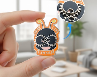 Custom Spinner Pin, Soft Enamel Pins, Personalized Enamel Pins, Custom Lapel Pin Badges Bulk, Enamel Pins, Design Your Own Pin