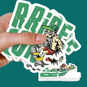 Custom Die Cut Stickers  |  Custom Name Stickers  |  Waterproof Kiss Cut Vinyl Decals for Laptop, Water Bottle, Business Branding