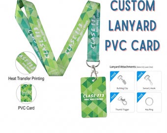 Custom Lanyards, Badge Holders + Breakaways + ID Card Holder, Personalized Logo Lanyards for School, Fundraisers, Business, Events