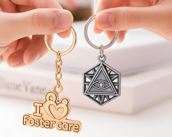 Benutzerdefinierte Vintage Schlüsselbund | Personalisierter Schlüsselbund | Benutzerdefinierte Schlüsselkette | Personalisierte Geschenke für Sie Him | Sammelbestellungen