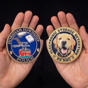 Custom Police Challenge Coins, Personalized Military Coin, Law Enforcement Police Coins , Officer Appreciation Coin, Commemorative Tokens
