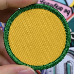 Blank Patches | Custom Patches | Sew-On Patches | Blank Patches for Custom Designs | Create Your Own Embroidery  | Patches for Crafting