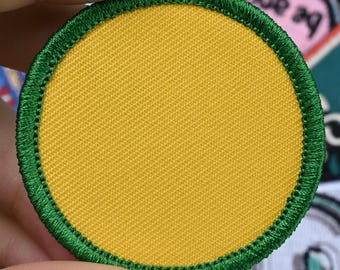 Blank Patches | Custom Patches | Sew-On Patches | Blank Patches for Custom Designs | Create Your Own Embroidery  | Patches for Crafting