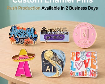 Custom Soft Enamel Pins | Custom Enamel Pins | Lapel Pins | Custom Pins | Funny Enamel Pin | Back to School | Custom Pin Badges | No Minimum