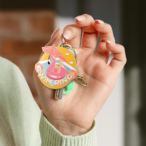 Custom Enamel Keychain | Personalized Hard Enamel Keychains | Customized Logo Keychains | Graduation Gift  | Memorial Gift | Birthday Gift