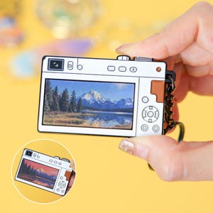 Custom Lenticular Keychain | Soft Enamel  Keychain | Custom Photo Keyring | Cute Gift | Personalized Keychain for Couples | Fun Keychain