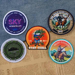 Benutzerdefinierte gestickte gedruckte Aufnäher | Personalisierter gestickter Aufnäher | Vollfarbe & gedruckt | Benutzerdefinierte Patch-Hut | Für Marken, Teams, Events